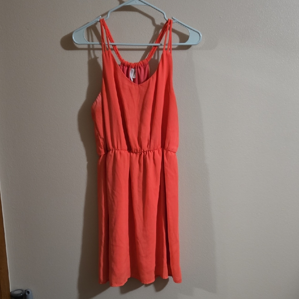Pink Owl Vibrant Orange Dress